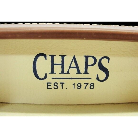 Chaps Vintage Square Cufflinks Black & Silver Tone Tux Wedding Formal IOB - Picture 2 of 12